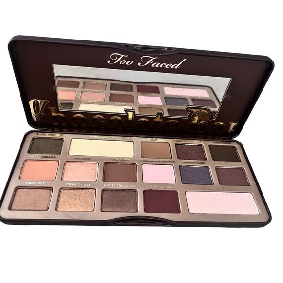 Too Faced Original CHOCOLATE BAR Mirrored Palette ~ NIB Discontinued (16 colors) - Picture 1 of 13